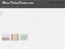 Tablet Screenshot of movietributeposters.com